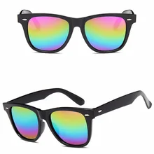 Мужские поляризованные солнцезащитные очки, мужские очки для вождения, зеркальные очки с покрытием, черная модная оправа, мужские солнцезащитные очки UV400
