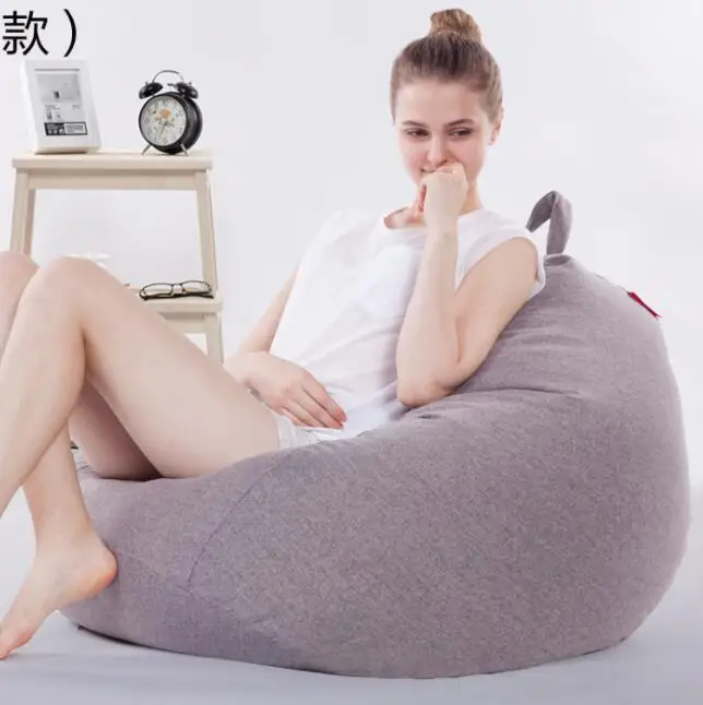 VESCOVO среднего размера татами диваны кресло мешок набор с ножкой - Цвет: only bean bag