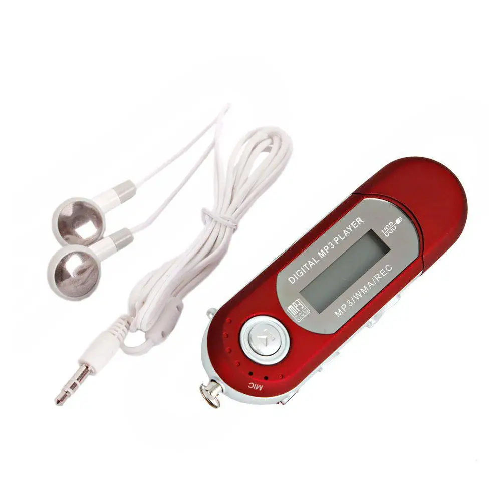 Buy Small clip MP3 player 8GB USB 2.0 Flash Drive LCD