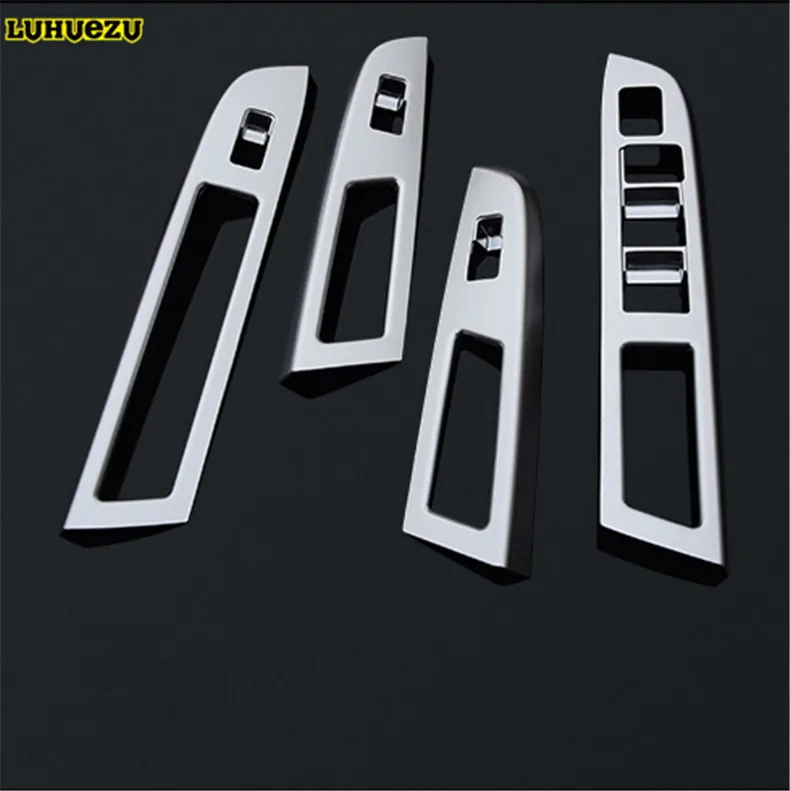 

3D Interior Car Window Lift Switch Styling Trims For Subaru XV 2012 2013 2014 2015 2016 2017 Accessories