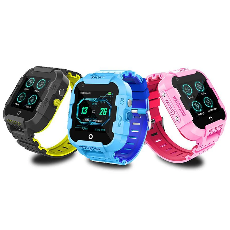 

Kid 4G Smart Watch Waterproof GPS Tracker Child Smart Wristband Anti-lost SOS Call WIFI Education Learning Watch For iOS Andriod
