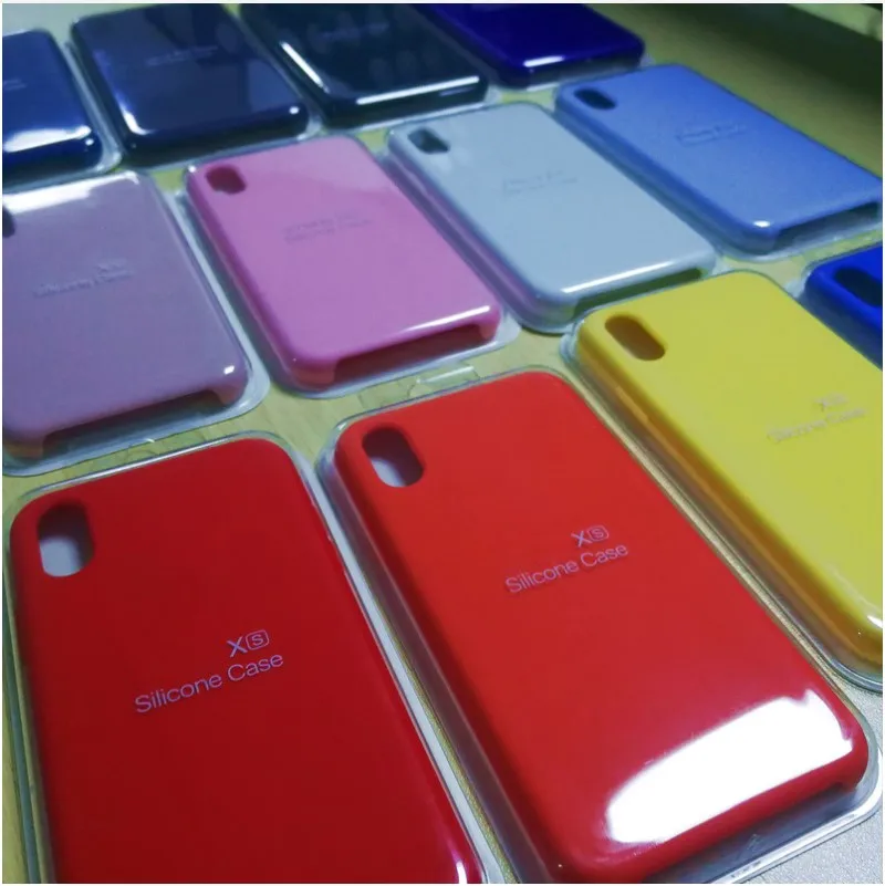 

Case For iPhone Xs MAX XR X Cases For Apple For iPhone 7 8 6 s Plus 5s SE Original Official Style Silicone Case logo
