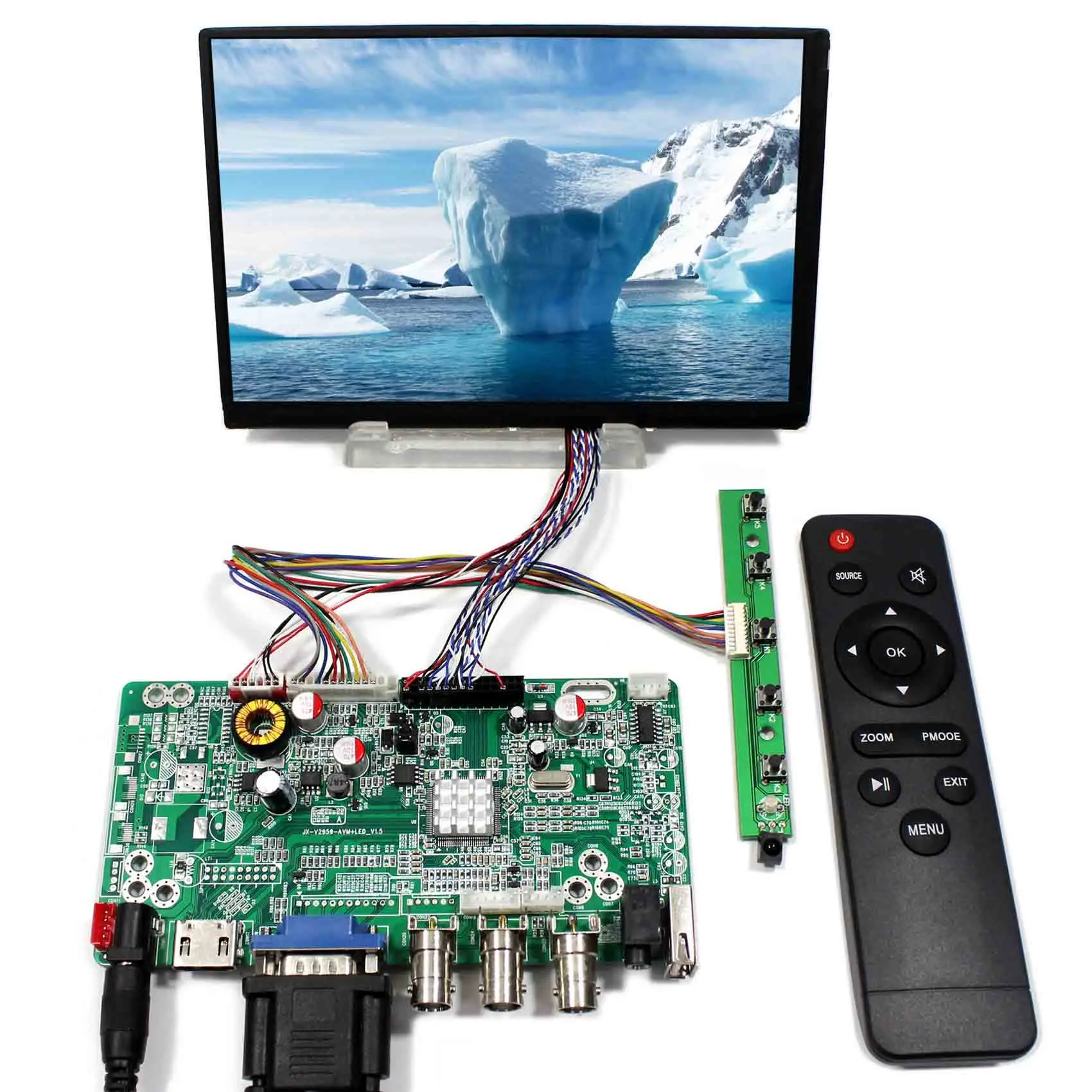 

N070ICG-LD1 7inch 1280x800 IPS LCD Screen HDMI+VGA+AV+USB LCD Controller Board