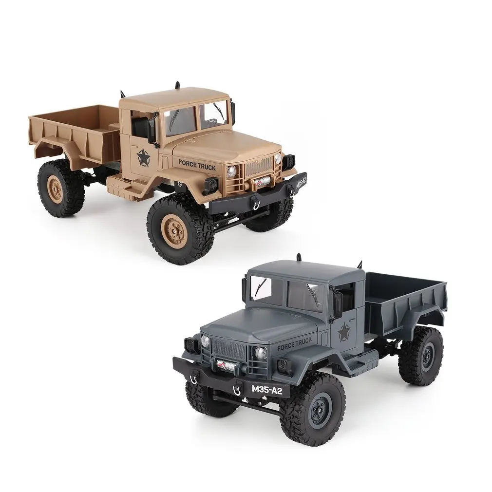 

JJRC Military RC Truck Army FY001A 2.4Ghz 1:16 4WD Off-Road Remote Control Car Climber Crawler with Front Light for Kids Toy Gif