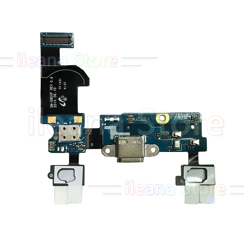 Usb порт для зарядки док-станции гибкий кабель для samsung Galaxy S5 Mini G800 G800F G800H Alpha G850 G850F оригинальное меню Mic Flex