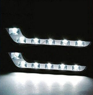 

AA 7 Font Day Light LED Line of Light L Type Day Line 12LED Car Daytime Running Lights