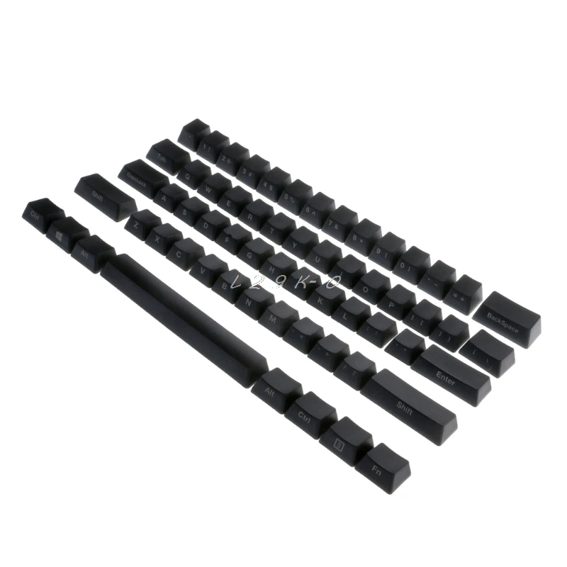 Боковая печать 60 OEM профиль толстые Pbt клавиши колпачки для клавиатуры GH60 покер 61