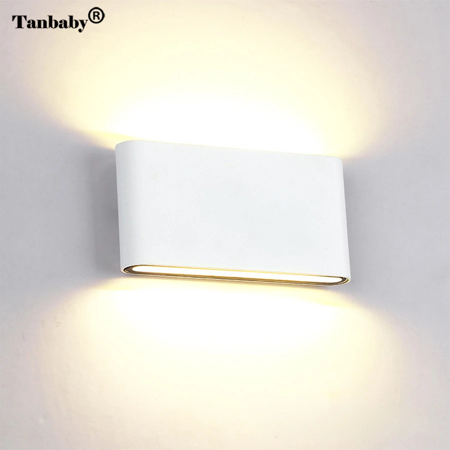 Tanbaby 12 Вт COB LED настенное бра водонепроницаемый настенный светильник алюминиевый