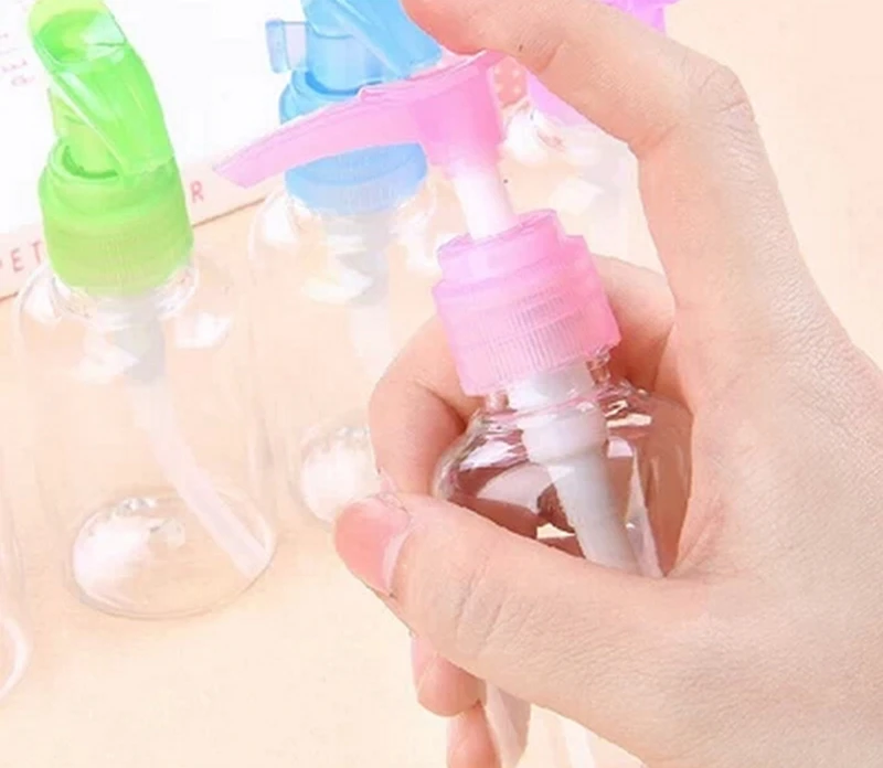 Bottle Refillable Protable 75ML/100ML Soap Shampoo Lotion Foam Water Plastic Pressed Pump Spray Bottle Refillable