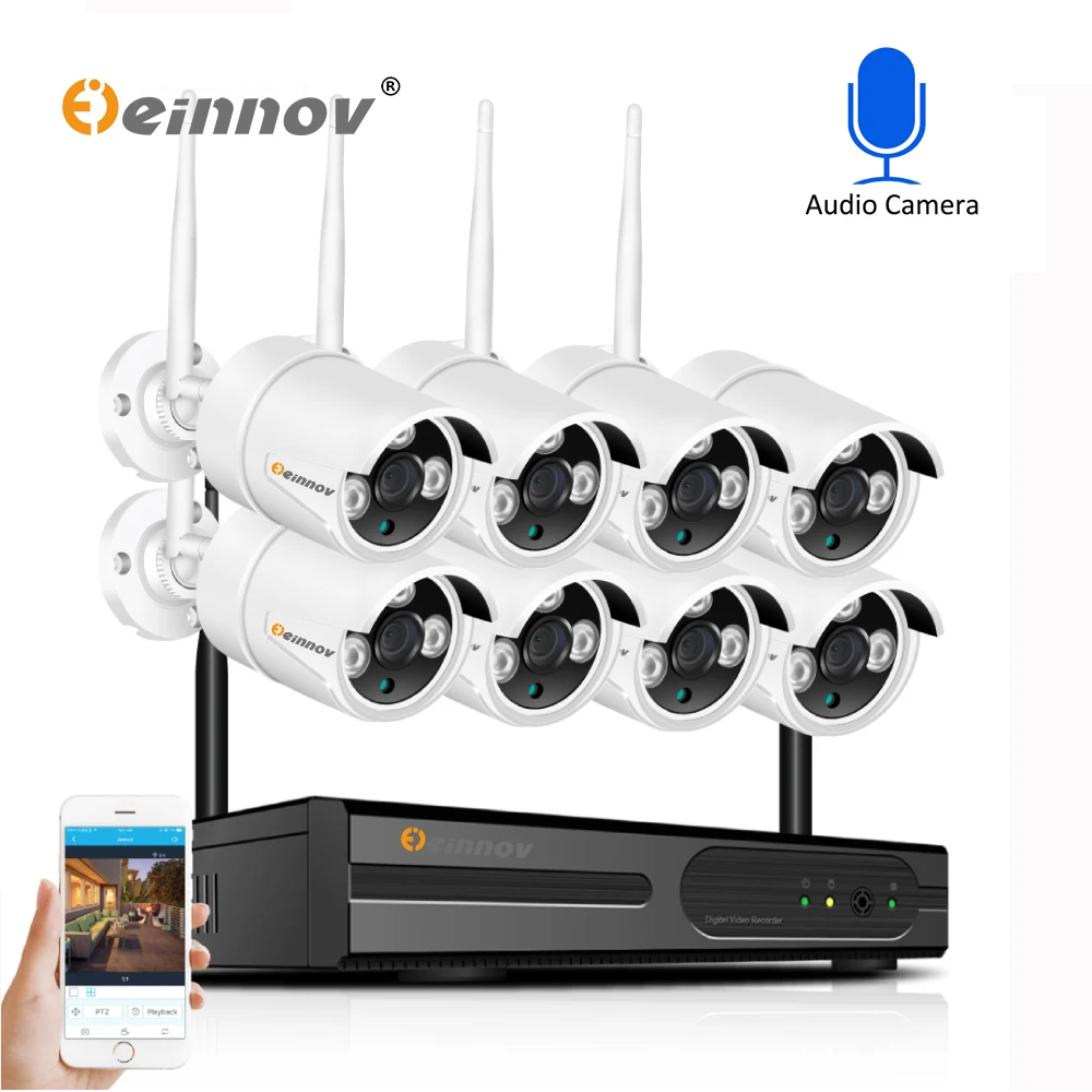 New Arrival 8CH 1080P Home Wireless Security Camera System ...
