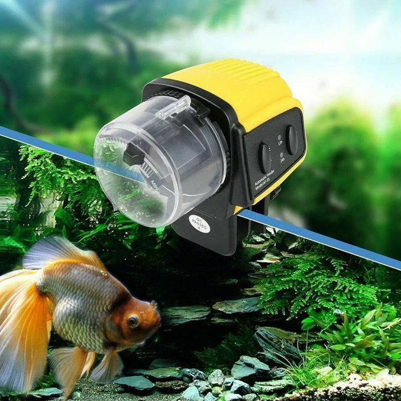 alimentador temporizador, casa aquário tanque de alimentação