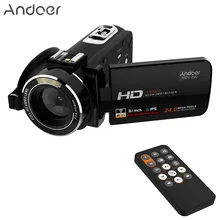 Andoer HDV-Z20 портативная видеокамера 1080P цифровые видеокамеры Full HD сенсорный экран WiFi Пульт дистанционного управления профессиональная видеокамера