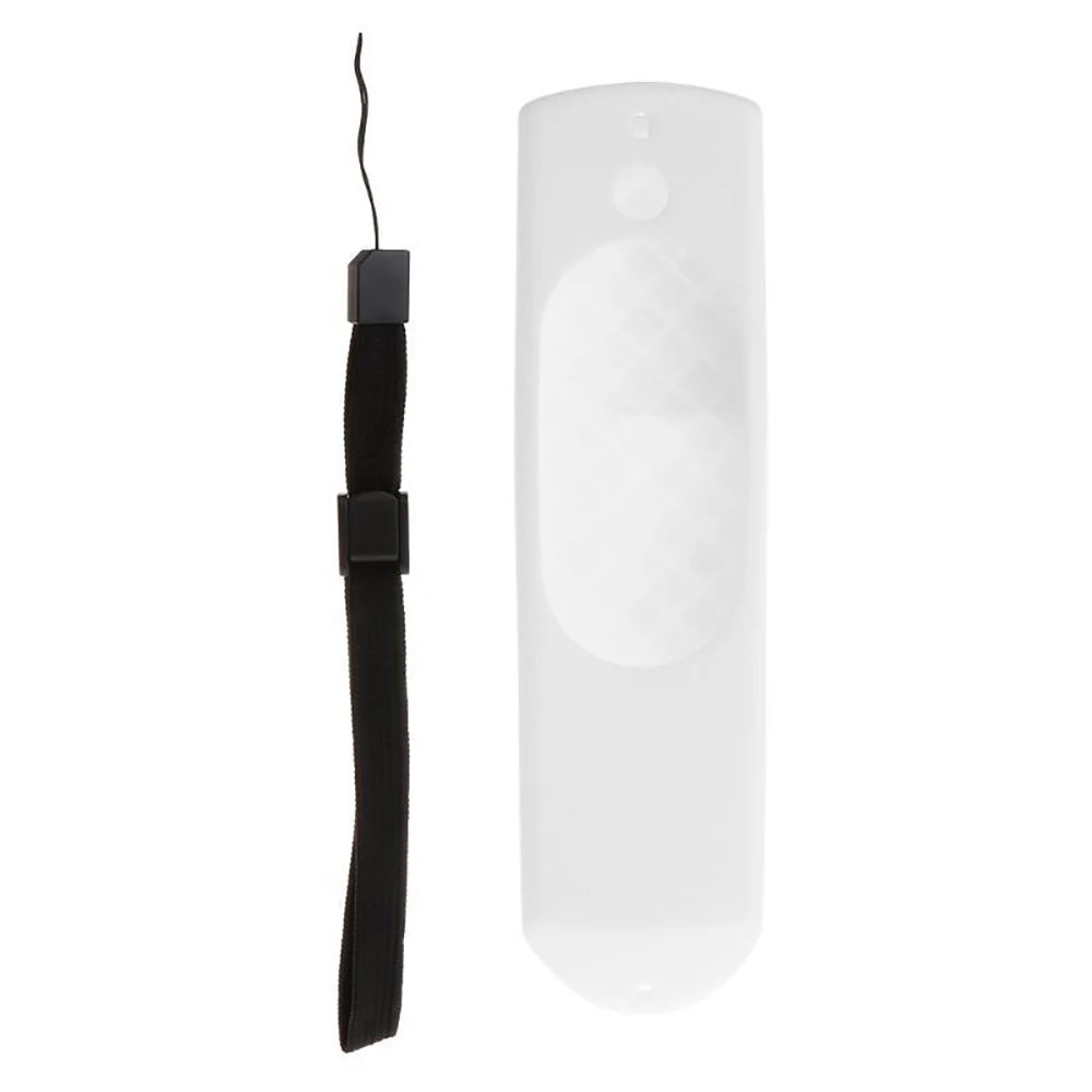 5," силиконовый чехол для пульта дистанционного управления защитная крышка оболочка для Amazon Fire tv Stick - Цвет: Белый