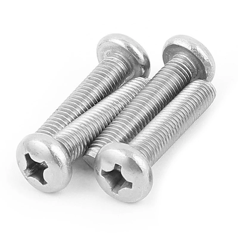 M8x40mm 1,25 мм Шаг круглый колпачок Phillips Винты крепежи 5 шт