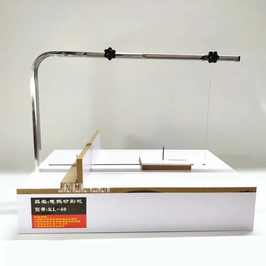 

KL-60 PE Foam Cutting Machine Sponge Electric Hot Wire Cutter Heating Tool Styrofoam Cutting Tool Ribbon KT Plate Cutter
