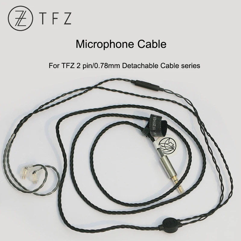 TFZ оригинальный Съемный кабель для наушников с микрофоном 2pin 0.78mmm T2 Galaxy KING MY