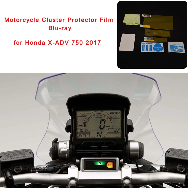 Pellicola di protezione antigraffio Cluster/Schermo Blu-Ray per HONDA X-ADV 750 2017 HC 