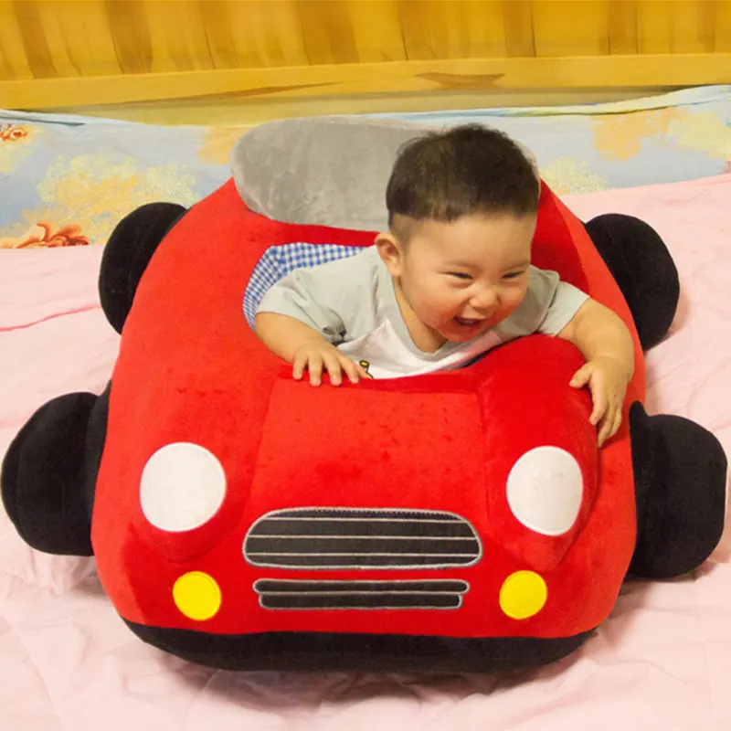 2019 New Soft Plus Car Sofa for Infant Baby Seat Sofa Sit Learning Chair Plush Skin Baby Car Sofa With Zipper Without PP Cotton