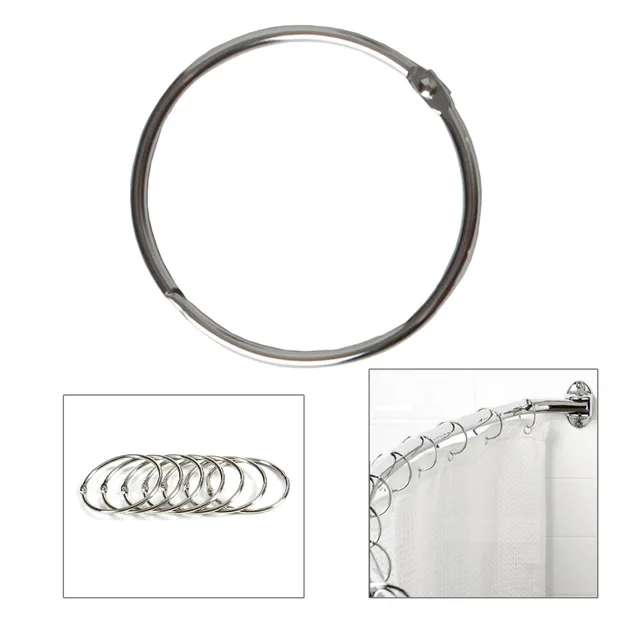 Curtains Ideas curtain hooks rings : 2015 New Arrival,Simple Design 12pcs Circular Shower Curtain Hooks ...