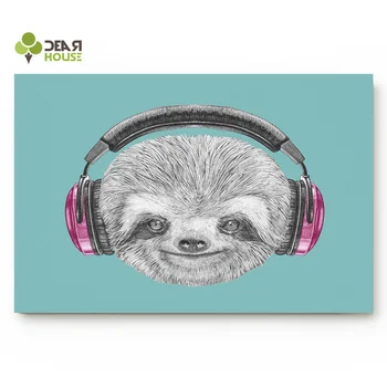 

Dear House Doormat Cartoon Sloth Bathroom Mat Outside Waterproof Shoes Scraper Entryway Rug Home