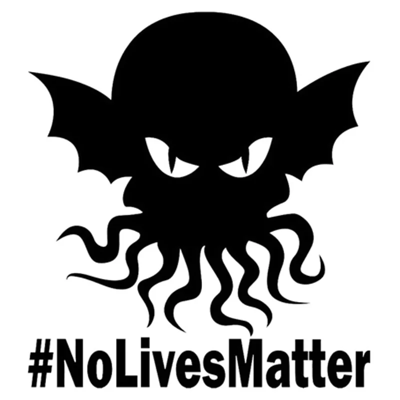15 см * 16 5 Cthulhu независимо от того живая личность виниловый автомобильный стикер