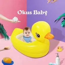 Okus Baby дизайн надувная ванна детская ванночка Подушка теплая победитель сохраняющая тепло складываемая портативная ванная с воздушным насосом бесплатный подарок