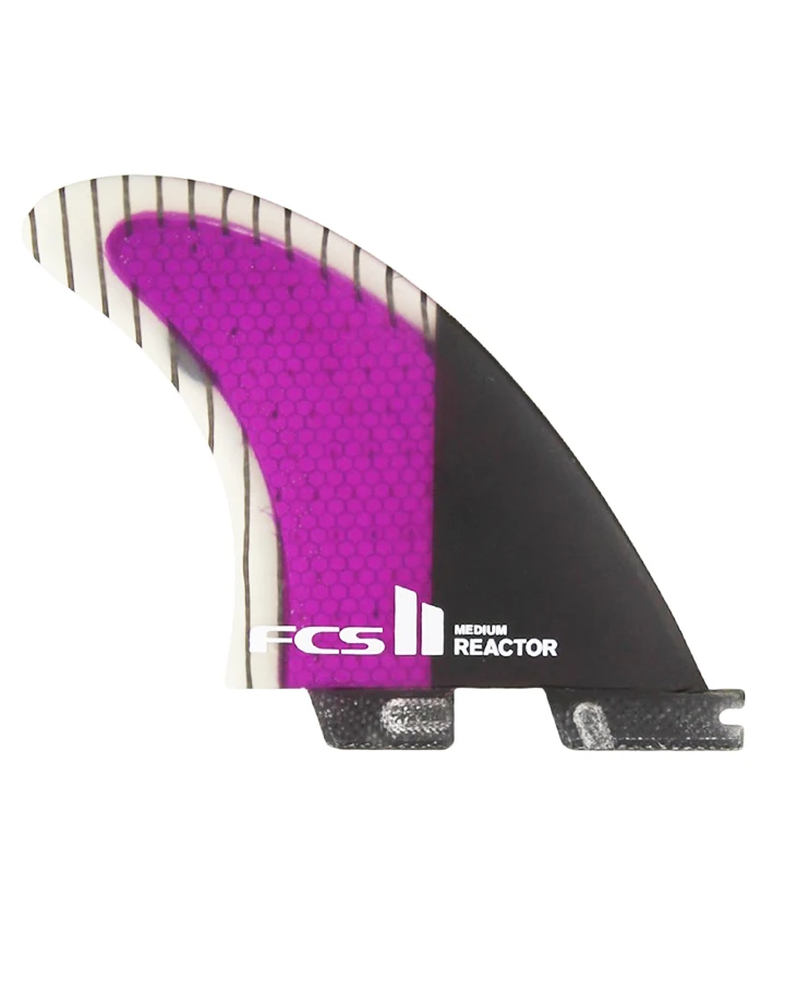 FCS II Reactor PC Carbon Tri Fin Set Size Large
