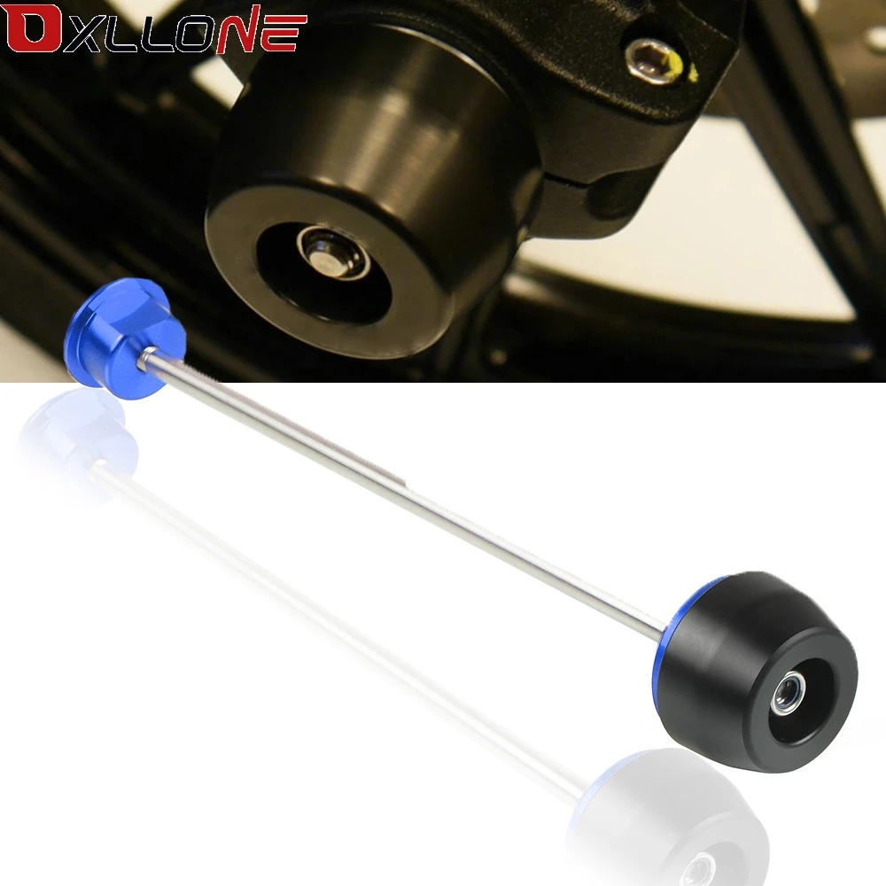 

Motorcycle Rear Anti Crash Protector Wheel Pad Engine Case Frame Sliders Falling Protection For DUCATI HYPERSTRADA 821 2013-2015