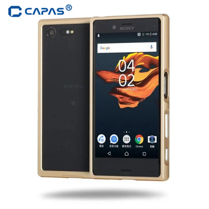For Sony Xperia X Compact F5321 Case Cover Original CAPAS Luxury Metal Aluminium Push-pull Frame Case for Xperia X Compact - AliExpress Cellphones & Telecommunications