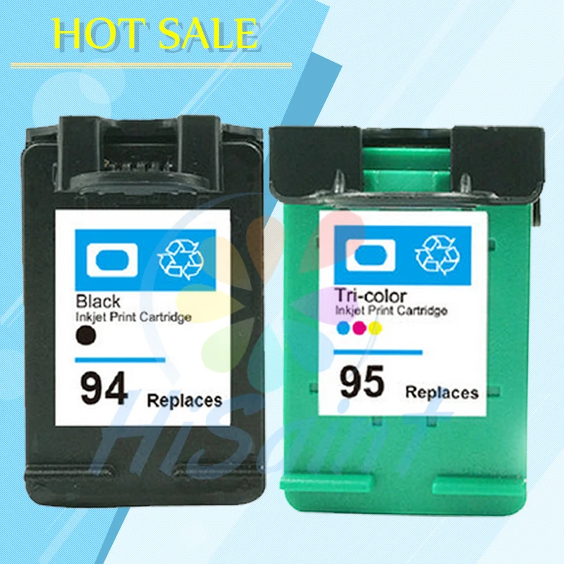 Hisaint para HP 94 95 cartucho de tinta Deskjet serie 460, 5740, 5743,  5745, 6540, 6830, 6840, 9800 de 9860 Psc 1610, 1510, 2350, 2355 Officejet  H470|deskjet 460|deskjet 9800ink cartridge for hp - AliExpress