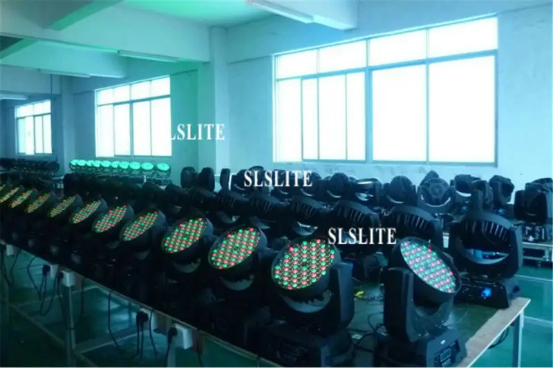 Pçs e lote com Flightcase Luz de Palco 4 108x3 w Rgbw Led Wash Moving Head Light Led Iluminação Stage Washer Dmx dj Stage Iluminação 108x3 w 16 Efeito de Iluminação de palco