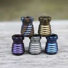

Titanium Knife Key Jewelry Parachute Cord Bead Pendant Lanyard, rope locket hanging pendants