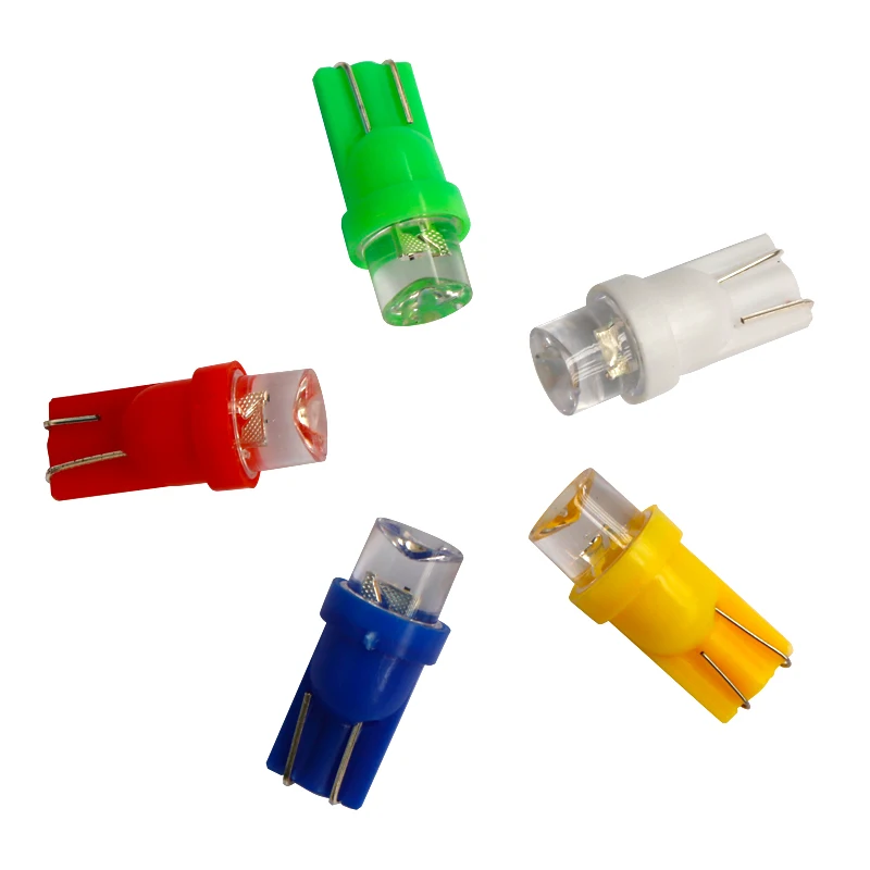 200pcs T10 W5W 194 168 1 LED Concave LED Wedge Base Car Interior