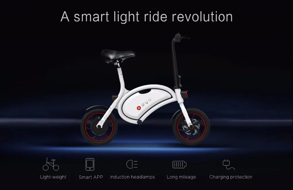 Clearance 2017 DYU D1 Electric Foldable Bike Standard Type 0 Clearance 2017 DYU D1 Electric Foldable Bike Standard Type 0