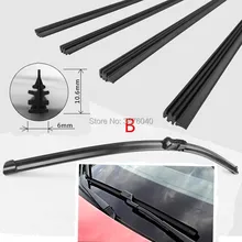 Автомобиля лобового стекла автомобиля щекта стеклоочистителя(пополняются) для peugeot 2008 206 207 208 3008 301 308 508 менеджер партнер RCZ автомобильные протирочные пластины