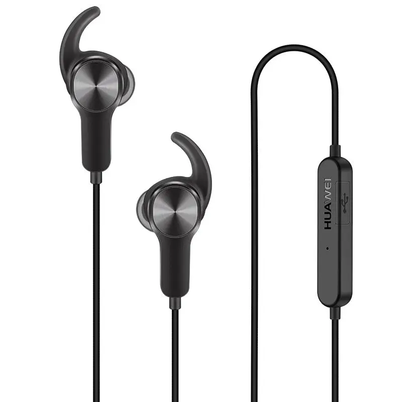 black Оригинальные беспроводные наушники huawei bluetooth, bluetooth-наушники, гарнитура Apt-X, стерео звук, микрофон, водонепроницаемые наушники AM60 - Цвет: black