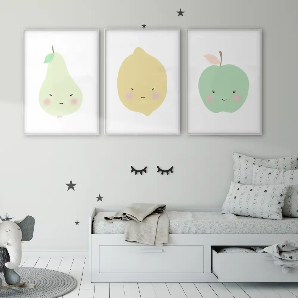 lemon nursery decor