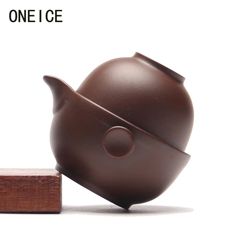 Najtaniej Podróżny zestaw do herbaty Yixing purpurowa glina czajniczek Quik garnki 1 garnek 1 kubek Teaware chiński napój Gongfu czajniki