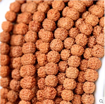 

108pcs/lot Natural Tibet Buddha Bodhi Beads 9mm Buddhist Prayer Rudraksha Seed Bead for DIY Jewelry Bracelet Making Accessories