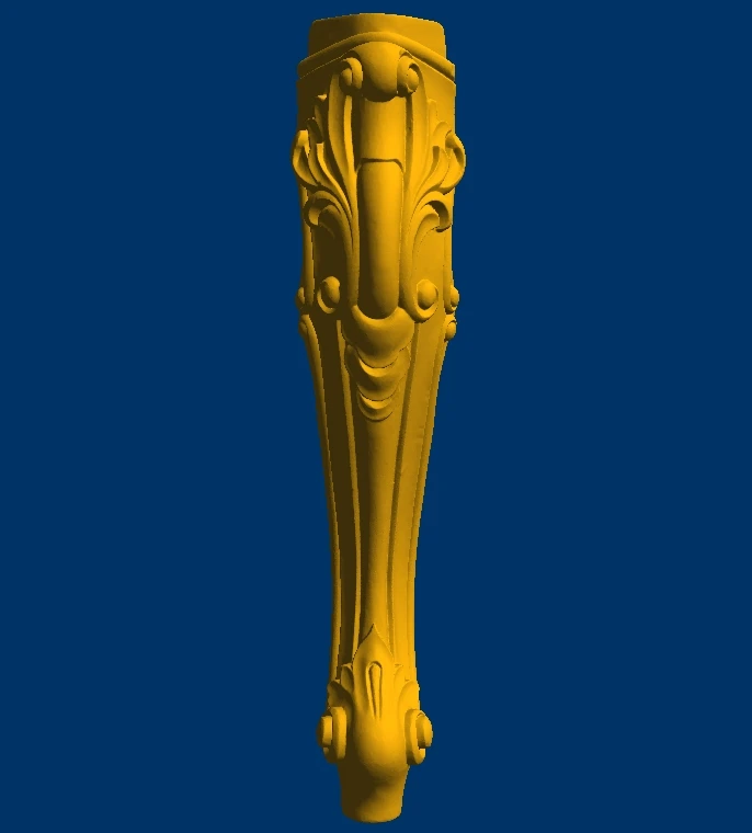 Furniture sofa table chair bed legs STL format file 3D model