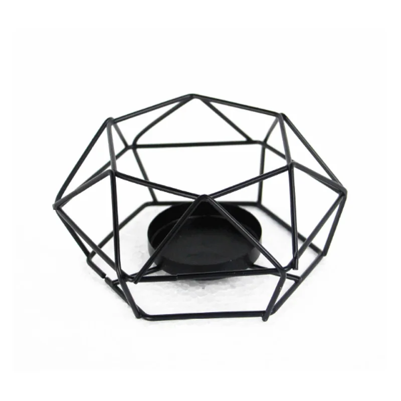 Classic European Style Diamond Wrought Iron Candlestick Creative Gift Crafts Candle Holder Home Decoration Ornaments Handmade | Дом и сад