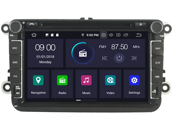 Perfect WITSON Android 9.0  CAR DVD PLAYER for VW Alhambra/Altea/Exeo/Caddy/Cupra/Golf 5(MK5)/Golf 6 (MK6)+DVR/WIFI+DSP+DAB+OBD 1