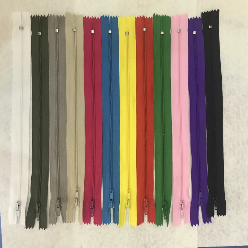 

geinne 20cm Length Nylon Coil Zippers Tailor Garment Sewing Accessories 6pcs/12pcs