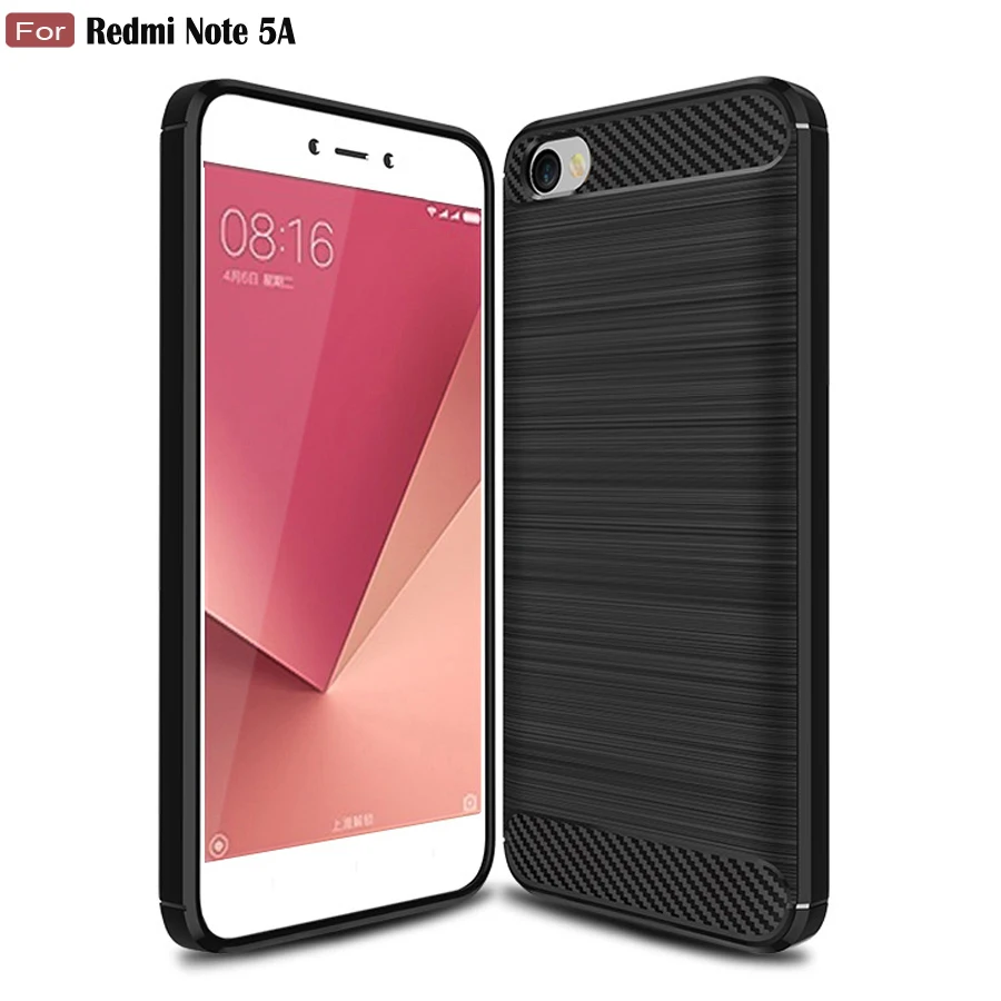 

JFVNSUN Case for Xiaomi Redmi Note 5A Global Version Cases 5.5" Soft Brushed Rubber Protective Cover for Xiaomi Redmi Note 5A