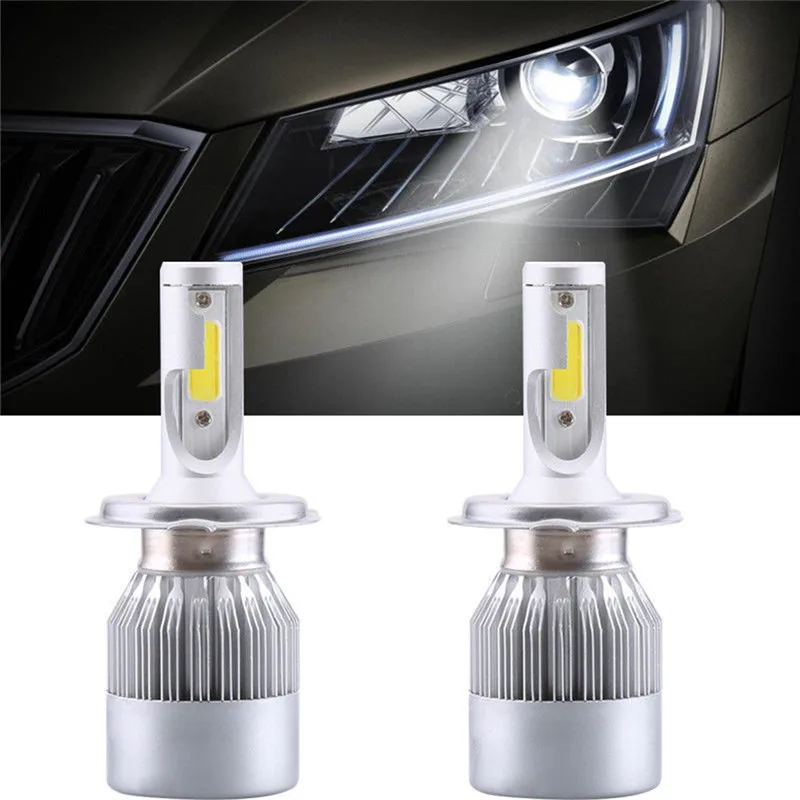 

COB H4/HB2/9003 10800LM 36W LED Car Headlight Kit Hi/Lo Turbo Light Bulbs 6000K 2PCS/lot