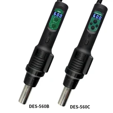 CXG DES 560B/DES 560C портативный термометр с цифровым дисплеем для горячего воздуха Регулируемый пистолет IC демонтаж и сварочная платформа
