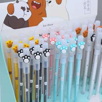 

Kawaii Ice Bear Paw Gel Pen Rollerball Pen School Office Supply Student Stationery Writing Pen Black Ink 0.5mm