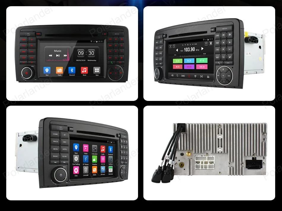 Sale Android4.4 7 inch Car DVD FM AM GPS WIFI 3G radio for Mercedes ML W164 W300 ML350 ML450 ML500 GL X164 G320 GL350 GL450 GL500 22