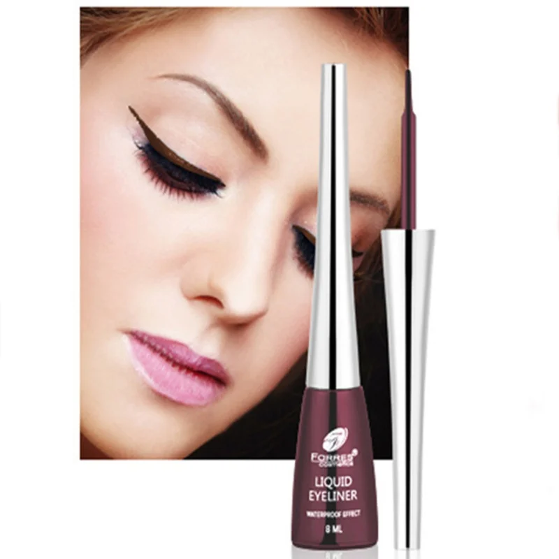 Новинка! Мерцание блеск подводка для глаз для Для женщин Make Up легко носить Водонепроницаемый пигмент красный, белый золото жидкая подводка для глаз с блестками Макияж - Цвет: Небесно-голубой