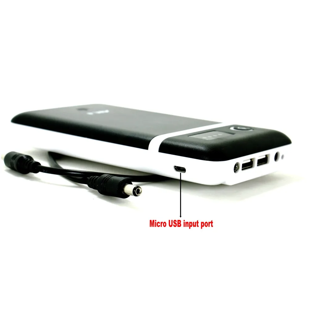  Portable Adjustable 3.6V 5V 6V 9V 12V Mobile Power Bank Battery Charger Case Box with DC Line for C - 32867828677